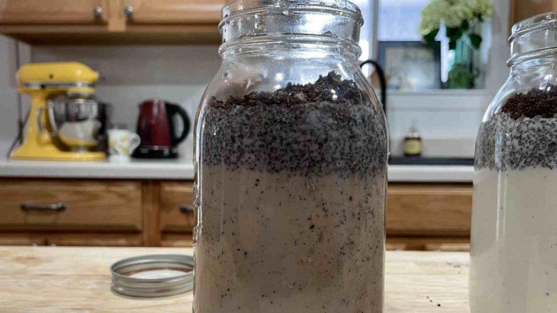 Brewing cold brew in chocolate milk